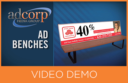 Bench Advertising Video Demo